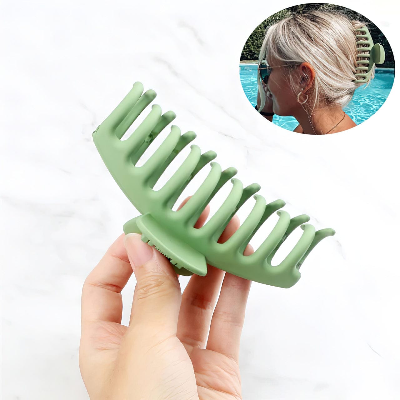Lively® Soins & Accessoires cheveux Vert Pince anti-casse de cheveux | Lively®