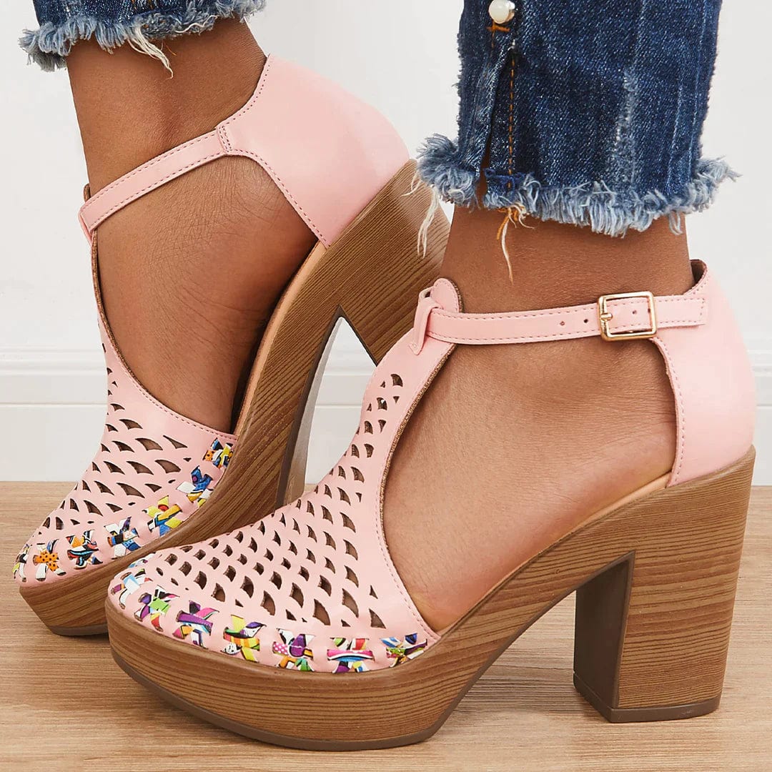 Lively® Sandales Sabots à talons en maille | Lively™