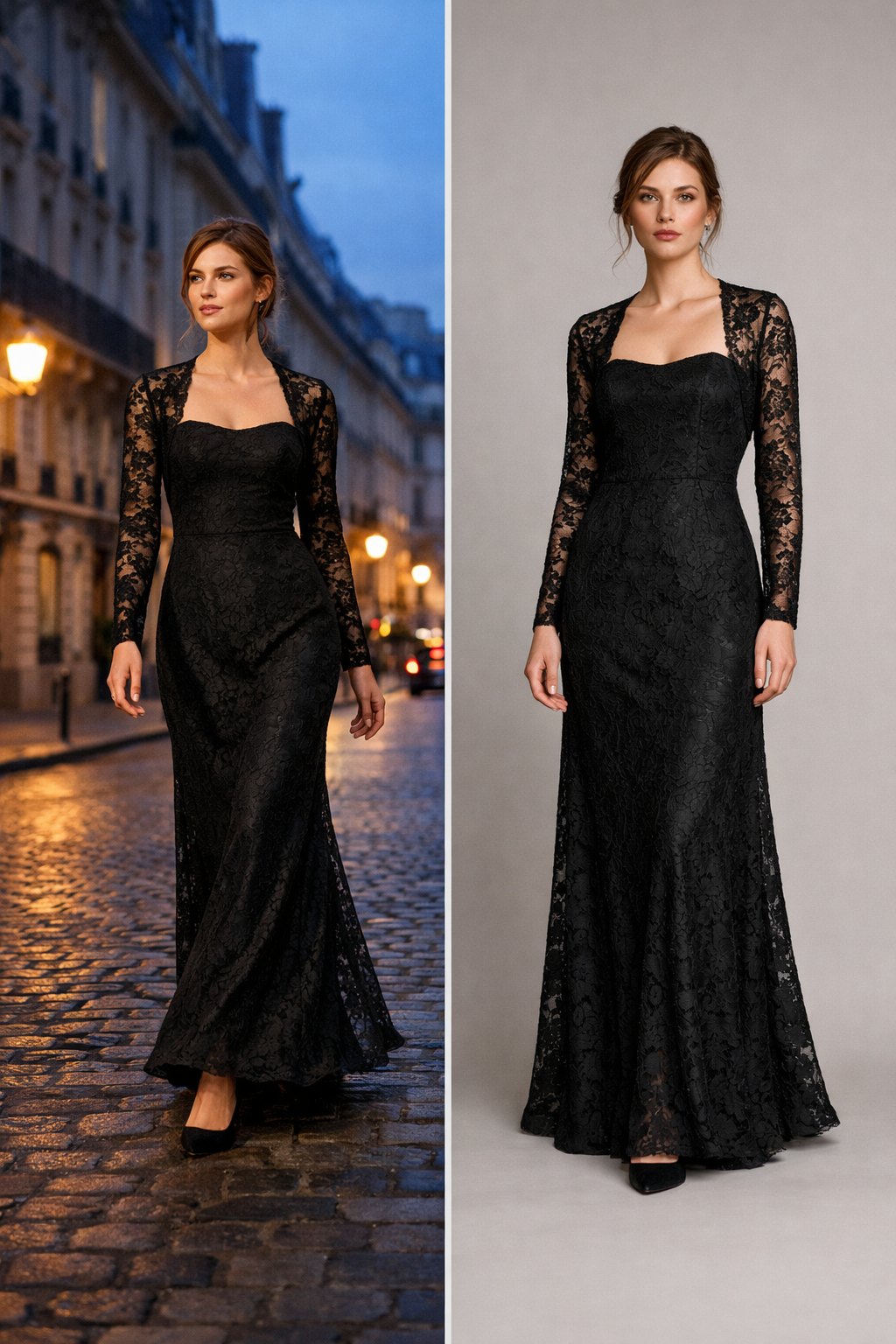 Lively® — Robe Aurélie portée, ambiance rue de Paris