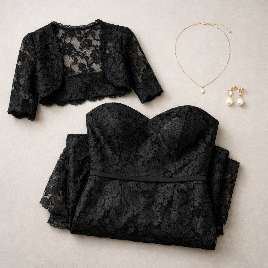 Lively® — Robe Aurélie et boléro assorti à plat